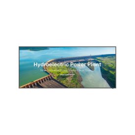   Reklámkijelző, LG 16/7 Signage 105&quot 105BM5P-B, 5120x2160, 21:9, 440 cd/m2, HDMIx4/DisplayPort/RS232C/RJ45/USBx4/USB-C