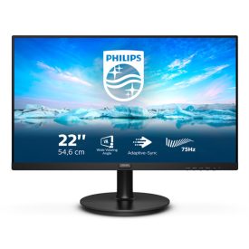   Asztali monitor, Philips VA monitor 21.5" 221V8LD, 1920x1080, 16:9, 250cd/m2, 4ms, VGA/DVI/HDMI