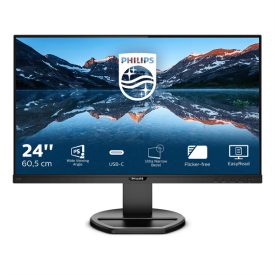   Asztali monitor, Philips IPS monitor 23.8" 243B9, 1920x1080, 16:9, 250cd/m2, 4ms, USB-C(+dokkoló)/4xUSB/VGA/DP/HDMI, hangszóró