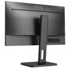 Asztali monitor, AOC IPS monitor 23,8" 24P2Q, 1920x1080, 16:9, 250cd/m2, 4ms, 75Hz, HDMI/DP/D-Sub/DVI/4xUSB, hangszóró, Pivot