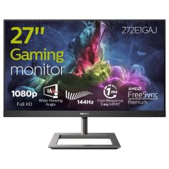   Asztali monitor, Philips Gaming 144Hz VA monitor 27" 272E1GAJ, 1920x1080, 16:9, 350cd/m2, 1ms, HDMI/DisplayPort, hangszóró