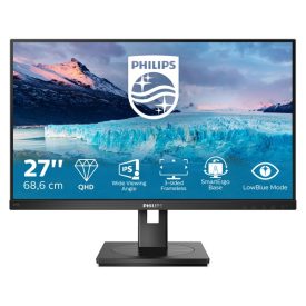   Asztali monitor, Philips IPS monitor 27 275S1AE, 2560x1440, 16:9, 300cd/m2, 4ms, HDMI/DisplayPort/DVI, Pivot, hangszóró