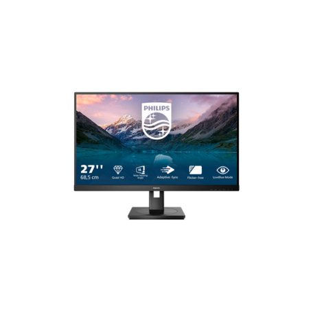 Asztali monitor, Philips VA monitor 27" 275S9JML, 2560x1440, 16:9, 300cd/m2, 4ms, HDMI/DisplayPort/3xUSB, Pivot, hangszóró