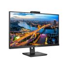 Asztali monitor, Philips IPS monitor 27" 276B1JH, 2560x1440, 16:9, 350cd/m2, 4ms, USB-C(+dokkoló)/4xUSB/LAN/DP/HDMI, hangszóró/webWebkamera