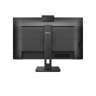 Asztali monitor, Philips IPS monitor 27" 276B1JH, 2560x1440, 16:9, 350cd/m2, 4ms, USB-C(+dokkoló)/4xUSB/LAN/DP/HDMI, hangszóró/webWebkamera