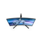 Asztali monitor, Philips ívelt Gaming 280Hz monitor 27 27M2C5200W 1920x1080, 16:9, 300cd/m2, 0,3ms, 2xHDMI/DisplayPort, áll. mag.,HDR10