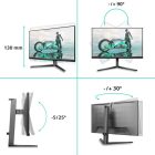 Asztali monitor, PHILIPS Evnia Gaming 320Hz monitor 27 27M2N3800A/00, 3840x2160, 16:9, 450 cd/m2, 1ms, HDMIx2/DisplayPort