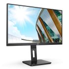 Asztali monitor, AOC IPS monitor 27" 27P2C, 1920x1080, 16:9, 250cd/m2, 4ms, HDMI/DisplayPort/USB-C/4xUSB, Pivot, hangszóró