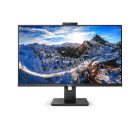 Asztali monitor, Philips IPS monitor 31.5 326P1H, 2560x1440, 16:9, 350cd/m2, 4ms, 2xHDMI/DP/USB-C/4xUSB/LAN, Pivot, hangszóró&webWebkamera