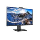 Asztali monitor, Philips IPS monitor 31.5 326P1H, 2560x1440, 16:9, 350cd/m2, 4ms, 2xHDMI/DP/USB-C/4xUSB/LAN, Pivot, hangszóró&webWebkamera