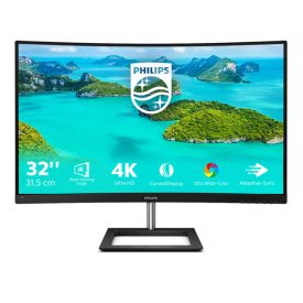   Asztali monitor, Philips Ívelt VA monitor 31.5 328E1CA, 3840x2160, 16:9, 250cd/m2, 4ms, 2xHDMI/DisplayPort, hangszóró