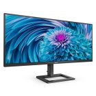Asztali monitor, Philips 34 346E2LAE 3440x1440, 21:9, 300cd/m2, 4ms, HDMI/4xUSB/USB-C, hangszóró, áll. magasság