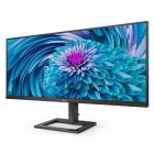 Asztali monitor, Philips 34 346E2LAE 3440x1440, 21:9, 300cd/m2, 4ms, HDMI/4xUSB/USB-C, hangszóró, áll. magasság