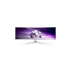 Asztali monitor, Philips Ívelt Gaming OLED monitor 49, 49M2C8900L/0 5120x1440, 32:9, 0,03ms, 2xHDMI/DP/4xUSB/USB-C, hangszóró, Ambiglow