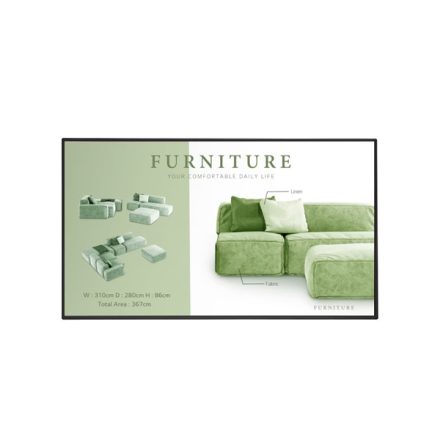 Reklámkijelző, LG 24/7 Signage kijelző 49&quot 49UM5N