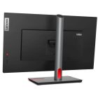Asztali monitor, Lenovo monitor ThinkVision P27h-30; 27" QHD 2560x1440 IPS, 16:9, 1000:1, 350cd/m2, 4ms, VESA, HDMI, DP, USB Type-C