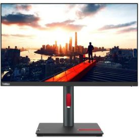  Asztali monitor, Lenovo monitor ThinkVision P24h-30; 23,8" QHD 2560x1440 IPS 60Hz, 16:9, 1000:1, 300cd/m2, 4ms, VESA, HDMI, DP USB-C