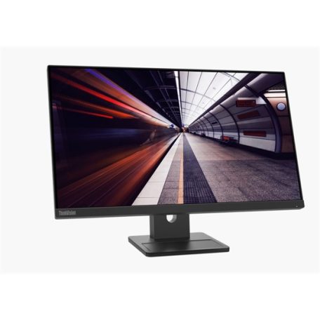 Asztali monitor, Lenovo E24-30 monitor 23,8" IPS - Raven Black