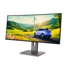 Asztali monitor, Lenovo 34&quot  P34WD-40 monitor - 64ADGAT1EU - Eclipse Black