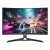 Asztali monitor, Lenovo 31,5 R32qc-30 monitor - 67C8GAC1EU - Raven Black