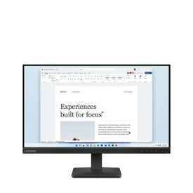   Asztali monitor, Lenovo L24-4e monitor - 68C2KAC1EU - Raven Black