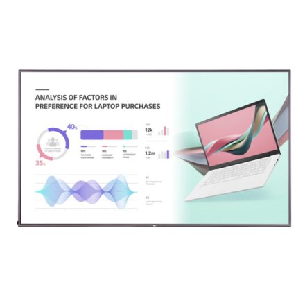 Reklámkijelző, LG 24/7 Signage kijelző 75" 75UH5J