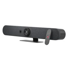   WebWebkamera, Logitech - RALLY BAR MINI 4K 1440p Mikrofonos, Grafitszürke