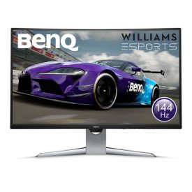   Asztali monitor, Benq monitor ívelt 31,5" EX3203R 2560x1440, 16:9, 400 cd/m2, 4ms, HDMIx2, DisplayPort, USBx2, USB-C, FreeSync2, áll. mag