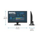 Asztali monitor, Benq IPS monitor 23,8" BL2490 1920x1080, 250 cd/m2, 5ms, 100 Hz, Eye Care, 2xHDMI, DisplayPort, hangszóró