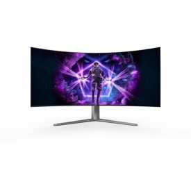   Asztali monitor, AOC 45" Agon Pro AG456UCZD WQHD FreeSync Premium és G-Sync USB-C 800R - OLED - 240Hz | 3 év garancia |