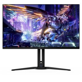   Asztali monitor, Gigabyte OLED monitor 31.5" AORUS FO32U2P 3840x2160, 2xHDMI/2xDisplayport/MiniDisplay/4xUSB