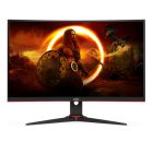 Asztali monitor, AOC Ívelt Gaming 165Hz VA monitor 23.6" C24G2AE/BK, 1920x1080, 16:9, 250cd/m2, 1ms, 2xHDMI/DisplayPort/VGA, hangszóró