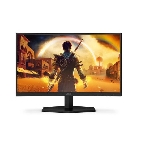 Asztali monitor, AOC Ívelt Gaming 180Hz monitor 23.6" C24G42E, 1920x1080, 16:9, 250cd/m2, 0,5ms, HDMIx2/DisplayPort, hangszóró
