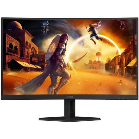 Asztali monitor, AOC Ívelt Gaming 280Hz monitor 27" C27G2Z3/BK, 1920x1080, 16:9, 300cd/m2, 0,5ms, HDMIx2/DisplayPort, állítható magasság