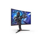 Asztali monitor, AOC Ívelt Gaming 240Hz VA monitor 27" C27G2ZU/BK, 1920x1080, 16:9, 300cd/m2, 0.5ms, 2xHDMI/DisplayPort/4xUSB, hangszóró