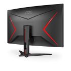Asztali monitor, AOC Ívelt Gaming 240Hz VA monitor 31.5" C32G2ZE/BK, 1920x1080, 16:9, 300cd/m2, 1ms, 2xHDMI/DisplayPort