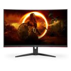 Asztali monitor, AOC Ívelt Gaming 240Hz VA monitor 31.5" C32G2ZE/BK, 1920x1080, 16:9, 300cd/m2, 1ms, 2xHDMI/DisplayPort