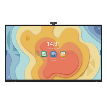 Interaktív kijelző, LSK ClassBoard W5086C+ full HD USB webkamerával, 4K (3840 x 2160) felbontás, 86" / 206 cm képátló