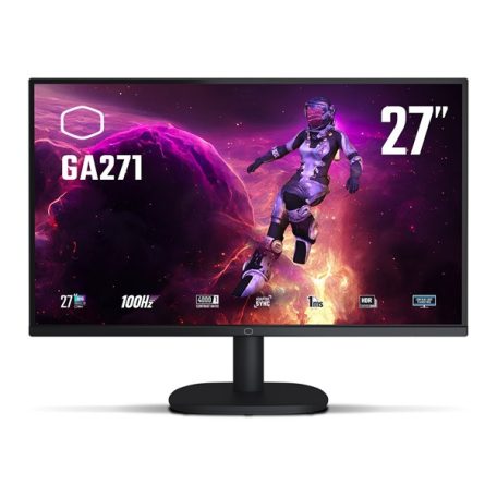 Asztali monitor, CoolerMaster monitor Gaming 27" GA271, 100Hz, 2K WQHD 2560x1440, Adaptive Sync, 2xHDMI/1xDisplayport