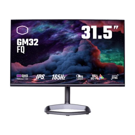 Asztali monitor, CoolerMaster 31.5" CMI-GM32-FQ-EU monitor - QHD IPS
