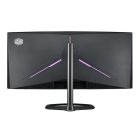 Asztali monitor, CoolerMaster Ívelt VA monitor Quantum Dot, 34" GM34-CW, 144Hz, UWQHD 3440x1440, FreeSync2, 2xHDMI2.0/1xDisplayport1.2
