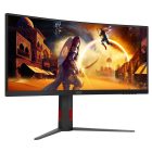 Asztali monitor, AOC Ívelt Gaming 240Hz monitor 34" CU34G4Z, 3440x1440, 21:9, 450cd/m2, 0,5ms, HDMIx2/DisplayPort/USBx2
