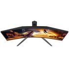 Asztali monitor, AOC Ívelt Gaming 240Hz monitor 34" CU34G4Z, 3440x1440, 21:9, 450cd/m2, 0,5ms, HDMIx2/DisplayPort/USBx2
