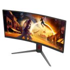 Asztali monitor, AOC Ívelt Gaming 180Hz Fast VA monitor 34" CU34G4, 3440x1440, 21:9, 300 cd/m2, 0.5 ms, HDMIx2/DisplayPort