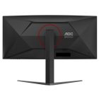 Asztali monitor, AOC Ívelt Gaming 180Hz Fast VA monitor 34" CU34G4, 3440x1440, 21:9, 300 cd/m2, 0.5 ms, HDMIx2/DisplayPort