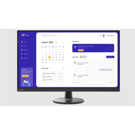 Asztali monitor, Lenovo 31,5" D32u-45 monitor - VA