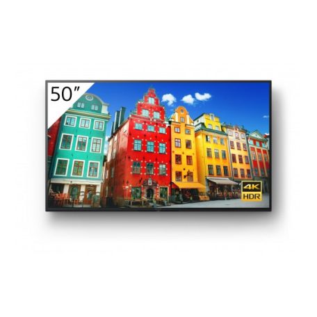 Reklámkijelző, Sony FW-50BZ30J, 4K (3840 x 2160) felbontás, 49" / 123 cm képátló