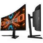 Asztali monitor, Gigabyte Ívelt VA LED monitor 34" G34WQC A 3440x1440, 2xHDMI/2xDisplayport