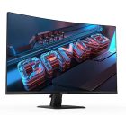 Asztali monitor, Gigabyte Ívelt VA LED Monitor 31.5" GS32QCA 2560x1440 2xHDMI/Displayport