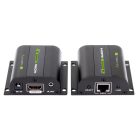 Techly HDMI extender, Cat.6/6A/7, 60 méter, IR